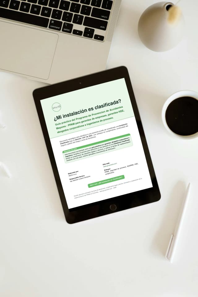 Ebook PPAM 2026 - Guía para evaluar instalaciones clasificadas según Decreto 1347 de 2021 - VALIO S.A.S.